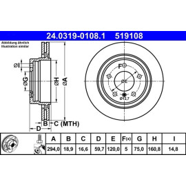 Bremsscheibe 24.0319-0108.1