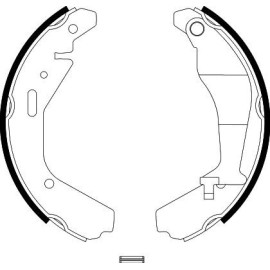 Bremsbackensatz 8DB 355 002-951 Bremsbackensatz 8DB 355 002-951
