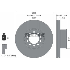 Bremsscheibe 93138000