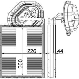 Verdampfer, Klimaanlage AE 3 000P Verdampfer, Klimaanlage AE 3 000P