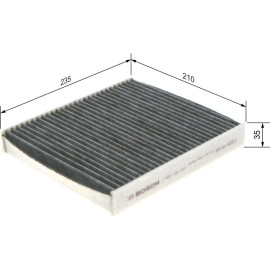 BOSCH 1 987 432 413 Innenraumfilter BOSCH 1 987 432 413 Innenraumfilter