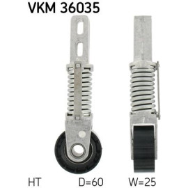 Spannrolle, Keilrippenriemen VKM 36035 Spannrolle, Keilrippenriemen VKM 36035