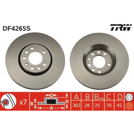 Bremsscheibe DF4265S
