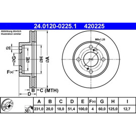 Bremsscheibe 24.0120-0225.1