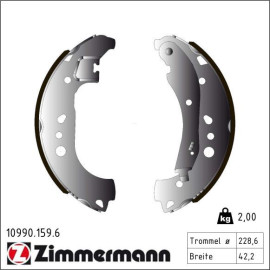 Bremsbackensatz 10990.159.6 Bremsbackensatz 10990.159.6
