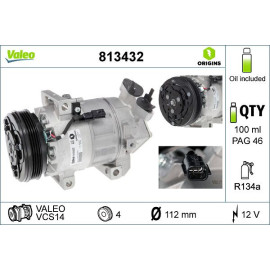 Kompressor, Klimaanlage 813432 Kompressor, Klimaanlage 813432