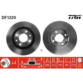 Bremsscheibe DF1220