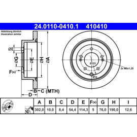 Bremsscheibe 24.0110-0410.1