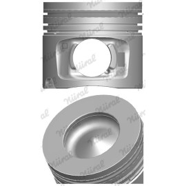 NÜRAL 87-432207-00 Kolben 84,5 mm, mit Kühlkanal, mit Kolbenringträger, für Trapezpleuel NÜRAL 87-432207-00 Kolben 84,5 mm, mit Kühlkanal, mit Kolbenringträger, für Trapezpleuel