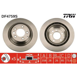 Bremsscheibe DF4759S
