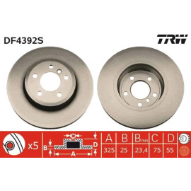 Bremsscheibe DF4392S Bremsscheibe DF4392S