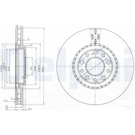 Bremsscheibe BG3951 Bremsscheibe BG3951