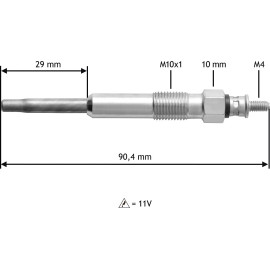 Glühkerze 345102 Glühkerze 345102