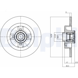 Bremsscheibe BG9030RS