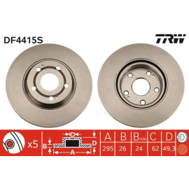 Bremsscheibe DF4415S Bremsscheibe DF4415S