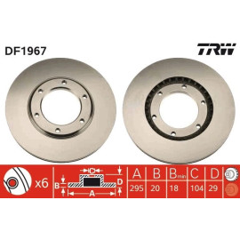 Bremsscheibe DF1967