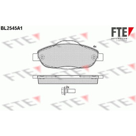 Bremsbelagsatz, Scheibenbremse 9010796 Bremsbelagsatz, Scheibenbremse 9010796