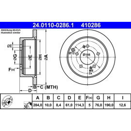 Bremsscheibe 24.0110-0286.1