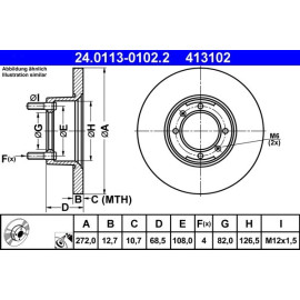 Bremsscheibe 24.0113-0102.2