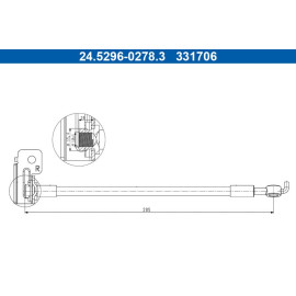 Bremsschlauch 24.5296-0278.3