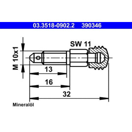Entlüfterschraube/-ventil 03.3518-0902.2