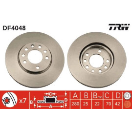 Bremsscheibe DF4048