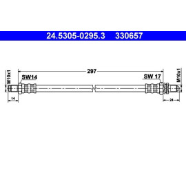 Bremsschlauch 24.5305-0295.3
