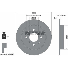 Bremsscheibe 92204000 Bremsscheibe 92204000