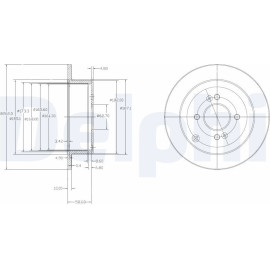 Bremsscheibe BG4097 Bremsscheibe BG4097