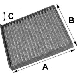 Filter, Innenraumluft 698708