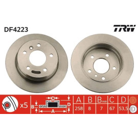 Bremsscheibe DF4223 Bremsscheibe DF4223