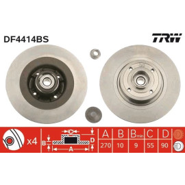 Bremsscheibe DF4414BS