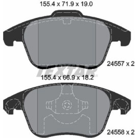 Bremsbelagsatz, Scheibenbremse 2455701 Bremsbelagsatz, Scheibenbremse 2455701