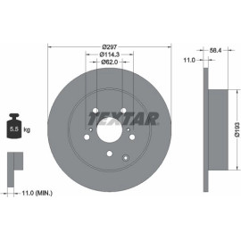 Bremsscheibe 92222500 Bremsscheibe 92222500