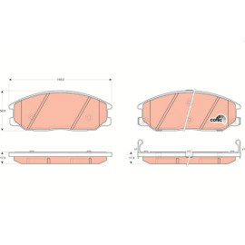 Bremsbelagsatz, Scheibenbremse GDB3297 Bremsbelagsatz, Scheibenbremse GDB3297