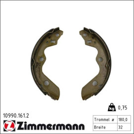 Bremsbackensatz 10990.161.2