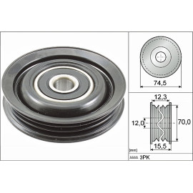 Umlenk-/Führungsrolle, Keilrippenriemen 532 0786 10