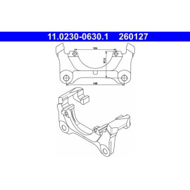Halter, Bremssattel 11.0230-0630.1