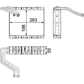 Verdampfer, Klimaanlage AE 85 000P Verdampfer, Klimaanlage AE 85 000P