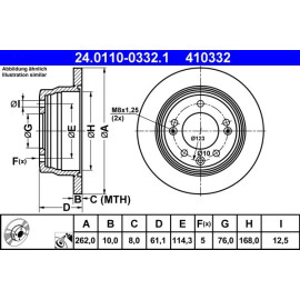 Bremsscheibe 24.0110-0332.1