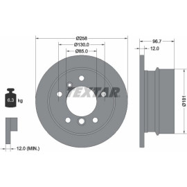 Bremsscheibe 92137503 Bremsscheibe 92137503