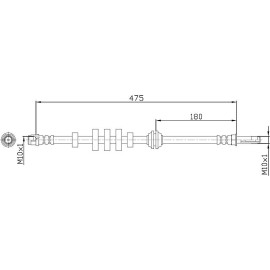 Bremsschlauch 4110447 Bremsschlauch 4110447