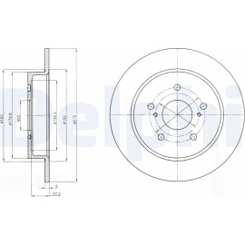 Bremsscheibe BG4222 Bremsscheibe BG4222