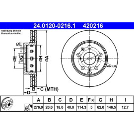 Bremsscheibe 24.0120-0216.1