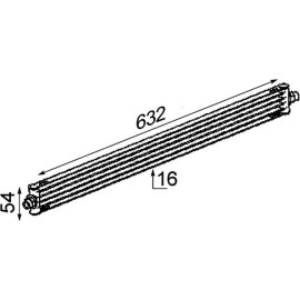 Ölkühler, Automatikgetriebe CLC 17 000P Ölkühler, Automatikgetriebe CLC 17 000P