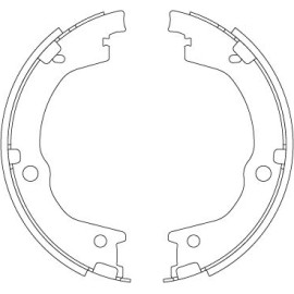 Bremsbackensatz, Feststellbremse GS8829 Bremsbackensatz, Feststellbremse GS8829