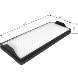 BOSCH 1 987 431 168 Innenraumfilter BOSCH 1 987 431 168 Innenraumfilter