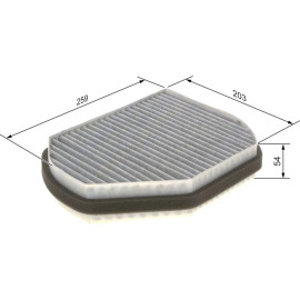 BOSCH 1 987 432 301 Innenraumfilter BOSCH 1 987 432 301 Innenraumfilter