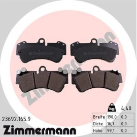 Bremsbelagsatz, Scheibenbremse 23692.165.9 Bremsbelagsatz, Scheibenbremse 23692.165.9