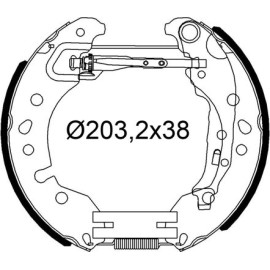Bremsbackensatz 554988 Bremsbackensatz 554988